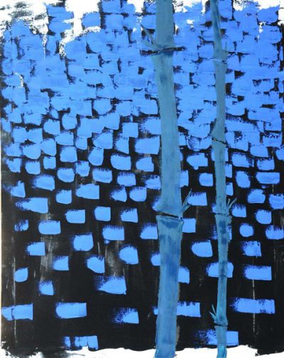Bamboo in the night