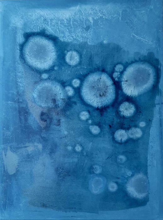 Composition with indigo
